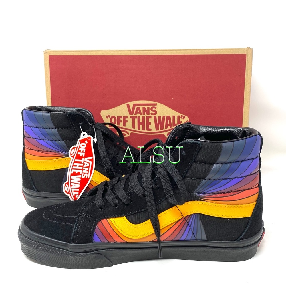 VANS SK8-HI Reissue Refract Suede Black Casual Shoes Women’s Size VN0A4U3DWN6 - Picture 3 of 11